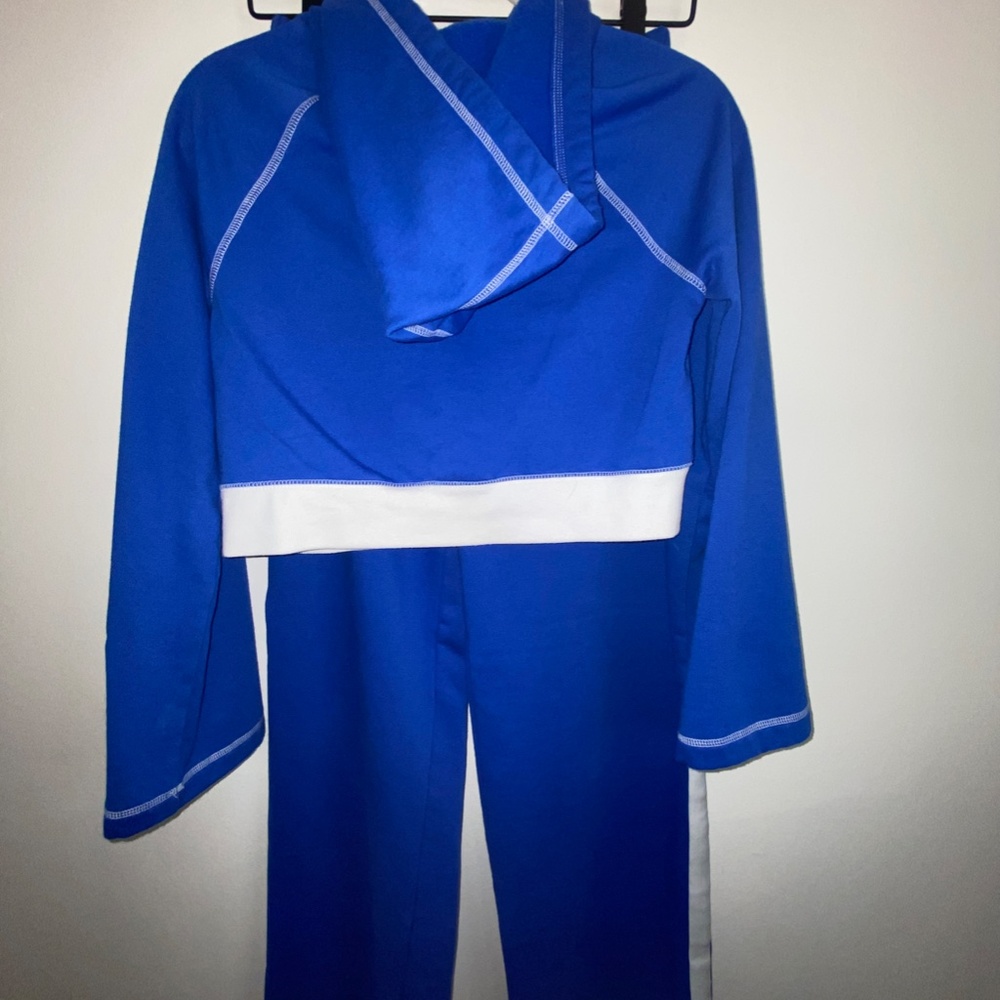 Y2K Juicy Knit tracksuit in Blue with white - Picture 3 of 13